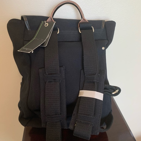 Canvas and Leather Backpack - Picture 3 of 3